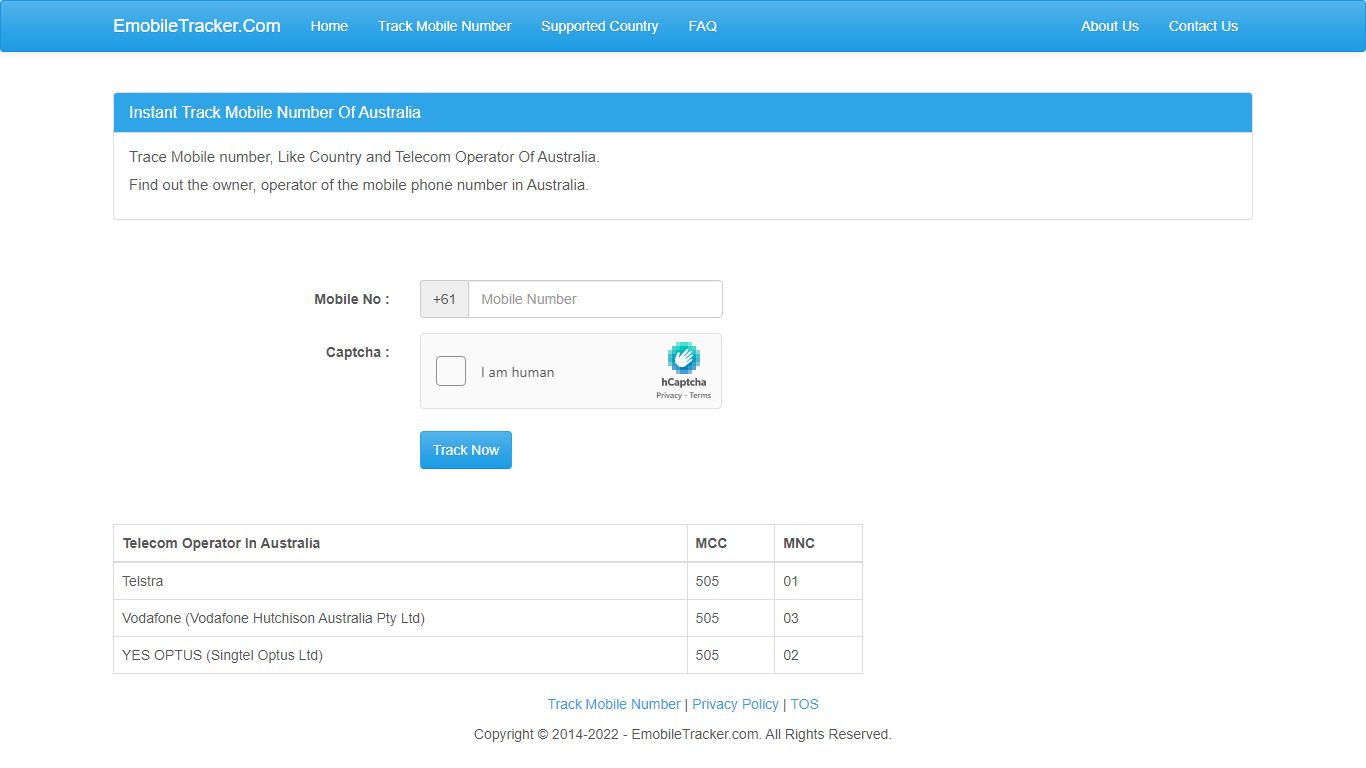 Instant Track Mobile Number Of Australia - EmobileTracker.com
